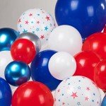Red, White, and Blue Patriotic Balloon Garland Kit