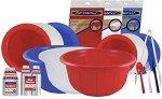 Patriotic Party Cutlery Set - 51 Piece Combo