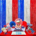 Extra Large Red, White & Blue Streamers - 2 Pack