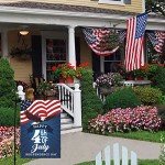 Happy 4th of July Patriotic Garden Flag