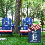 Happy 4th of July Patriotic Garden Flag