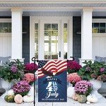 Happy 4th of July Patriotic Garden Flag