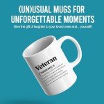 Veteran Definition Patriotic Coffee Mug 11 oz