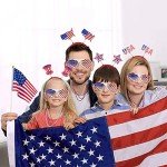 120 Pcs Patriotic Party Favors for Celebrations