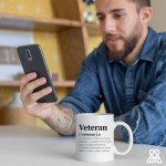 Veteran Definition Patriotic Coffee Mug 11 oz