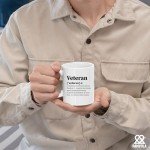 Veteran Definition Patriotic Coffee Mug 11 oz