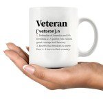 Veteran Definition Patriotic Coffee Mug 11 oz