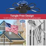 10 FT Heavy Duty Outdoor Flag Pole Kit