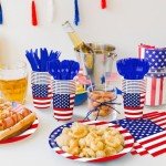 USA Flag Tableware Set for 25 Guests