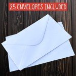 25 Patriotic American Flag Invitations with Envelopes