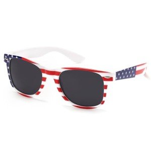 American Flag Square Sunglasses for July 4th