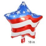 10-Pack Red, White & Blue Patriotic Balloons