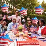 10-Pack Red, White & Blue Patriotic Balloons