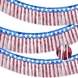 3 Pack 10ft American Flag Banner for Celebrations