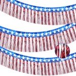 3 Pack 10ft American Flag Banner for Celebrations