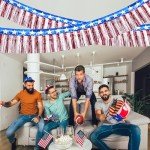 3 Pack 10ft American Flag Banner for Celebrations