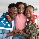 102 PCS American Flag Temporary Tattoos for Celebrations