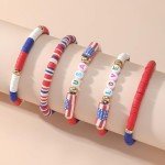 USA Red, White, and Blue Handmade Bracelets