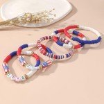 USA Red, White, and Blue Handmade Bracelets