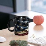 Eagle USA Flag Funny Coffee Mug - 11oz