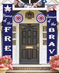 Patriotic Porch Sign & Banner for Celebrations