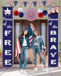 Patriotic Porch Sign & Banner for Celebrations