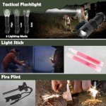 320-Piece Survival Kit with Tactical Molle Pouch