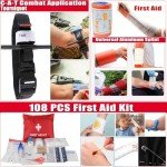 Complete 258-Piece Survival Gear Kit with Bag