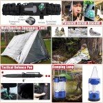 Complete 258-Piece Survival Gear Kit with Bag