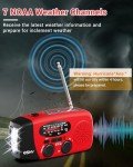 Esky Hand Crank Emergency Weather Radio with Charger
