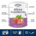 Augason Farms Freeze-Dried Sliced Strawberries, 18 Servings