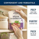 Augason Farms Freeze-Dried Sliced Strawberries, 18 Servings