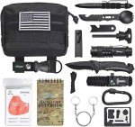 16-Piece Emergency Survival Kit for Outdoor Adventures