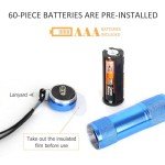 20-Pack LED Flashlights with Lanyard & Batteries