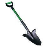 Spear Head Spade with Steel Handle and Sharp Blade