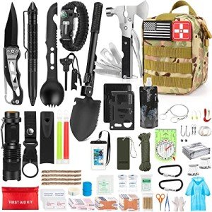 235-Piece Survival Kit with First Aid Gear
