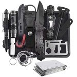 16-in-1 Survival Gear Kit for Outdoor Adventures