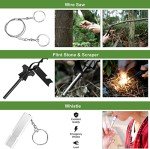 16-in-1 Survival Gear Kit for Outdoor Adventures