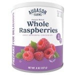 Augason Farms Freeze Dried Whole Raspberries, 23 Servings