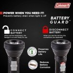 Coleman 325m LED Flashlight with Battery Guard
