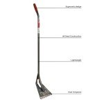 54-Inch Red Shingle Removal Shovel by Guardian