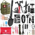 160-Piece Survival Kit with Molle Bag, Green