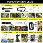 160-Piece Survival Kit with Molle Bag, Green