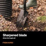 Fiskars Heavy Duty Garden Shovel with Straight Handle