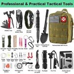 Ultimate 256-in-1 Survival Kit with Molle Pouch
