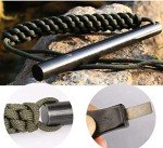 Survival Flint Steel Fire Starter Kit with Lanyard