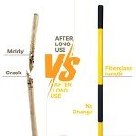 Heavy Duty 56-Inch Gardening Shovel with Fiberglass Handle