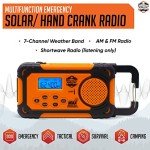 NOAA Weather Radio: Hand Crank, Solar, Portable