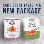 Augason Farms Dehydrated Diced Carrots - 216 Servings
