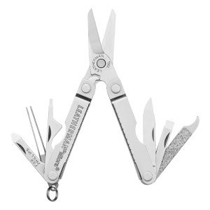 LEATHERMAN Micra: Keychain Multi-tool with Grooming Tools